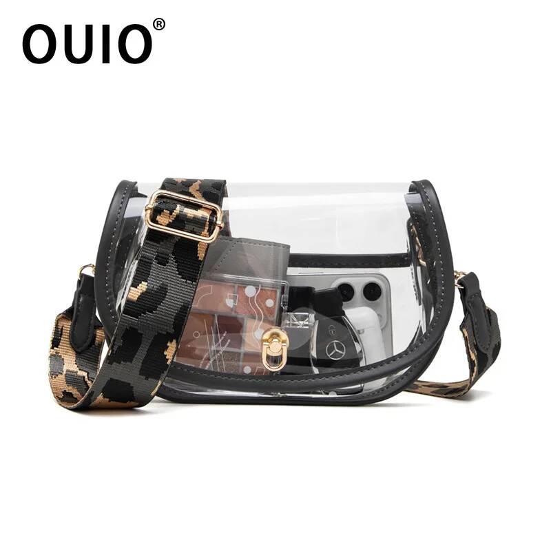 Women'S Crossbody Bags - OUIO Telefon Kılıfı Moda Şeffaf PVC
