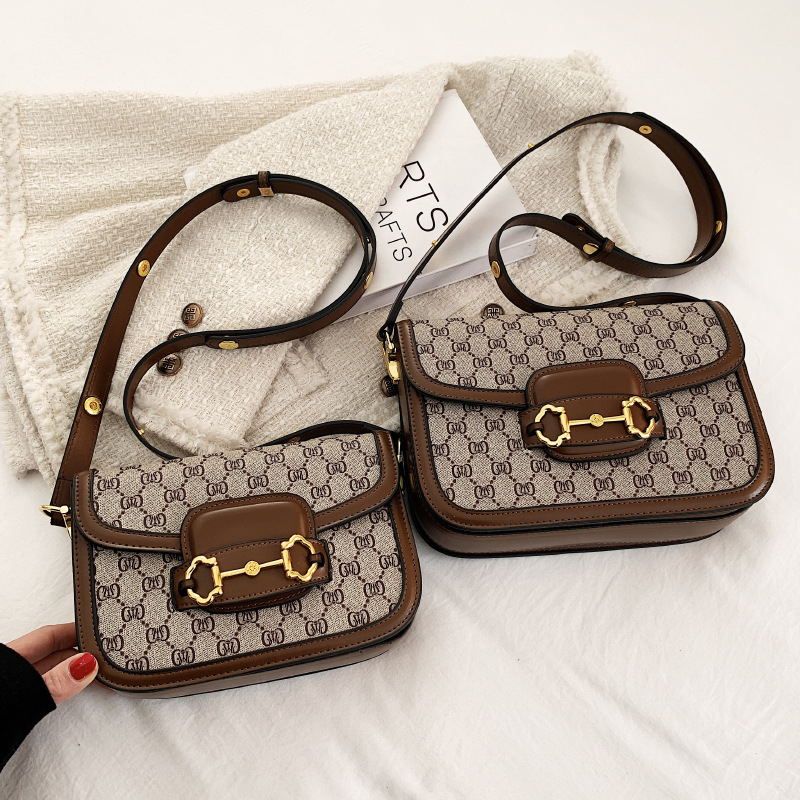 Women'S Vegan Bags - Kadınlar için Hakiki Deri Eyer Çantası