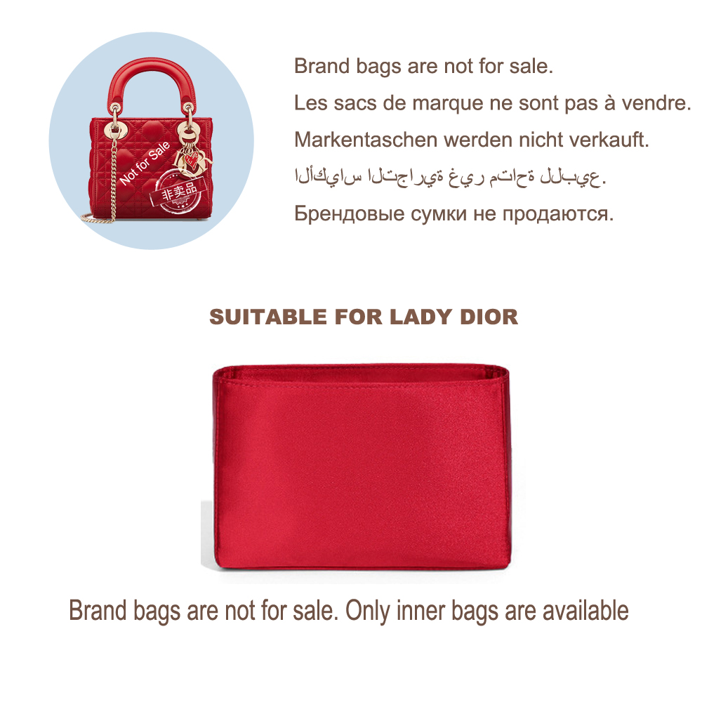 Women Bags Dior - Yüksek Kaliteli Asetat Saten İç Çanta