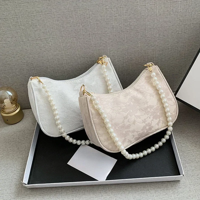 Women Bags Zara - Bayan Minimalist pilili koltukaltı çanta fransız