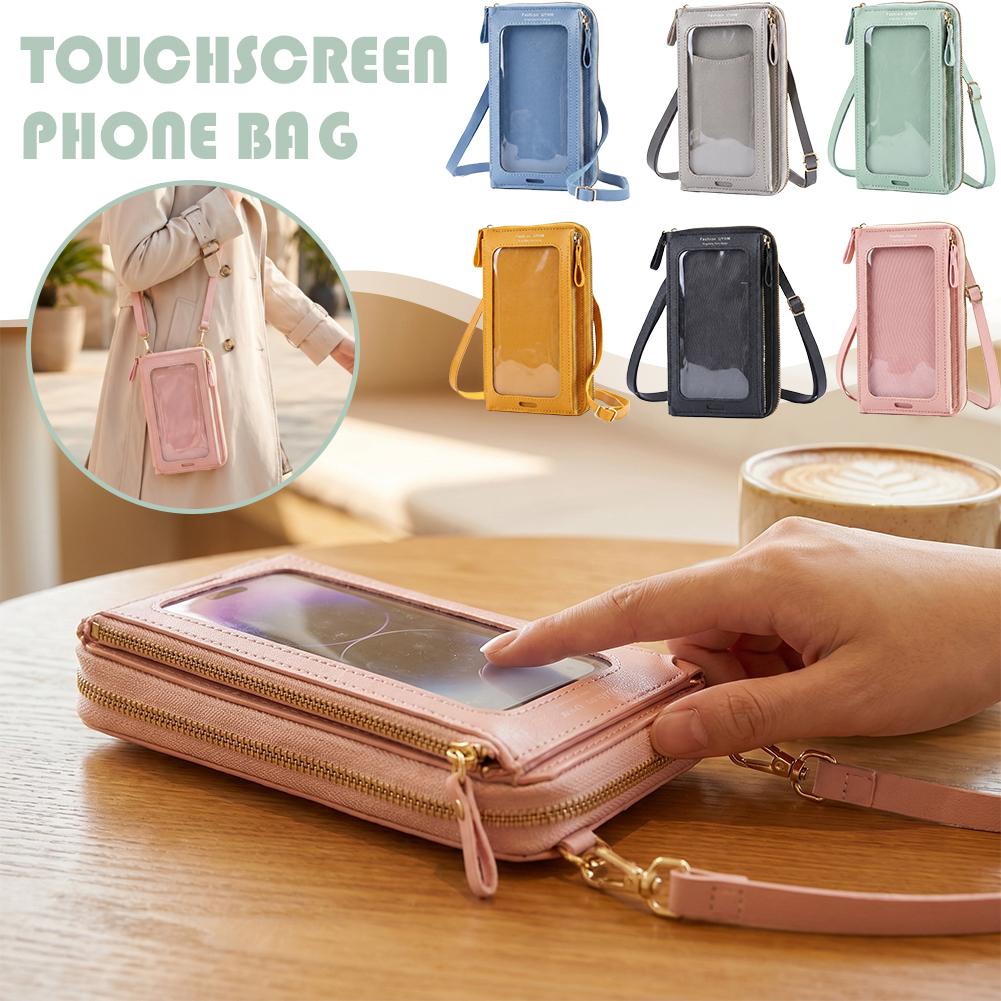 Women'S Crossbody Bags - Kadın Çantaları Yumuşak Deri Cüzdanlar Dokunmatik