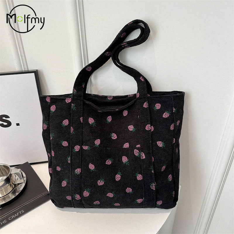 Kadife Çanta Çilek Plaj Çantas - Women Bags Zara incelemesi ve fiyatı