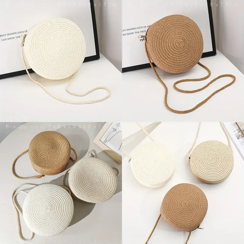 Kadınlar için Yuvarlak Dokuma  - Women'S Crossbody Bags incelemesi ve fiyatı